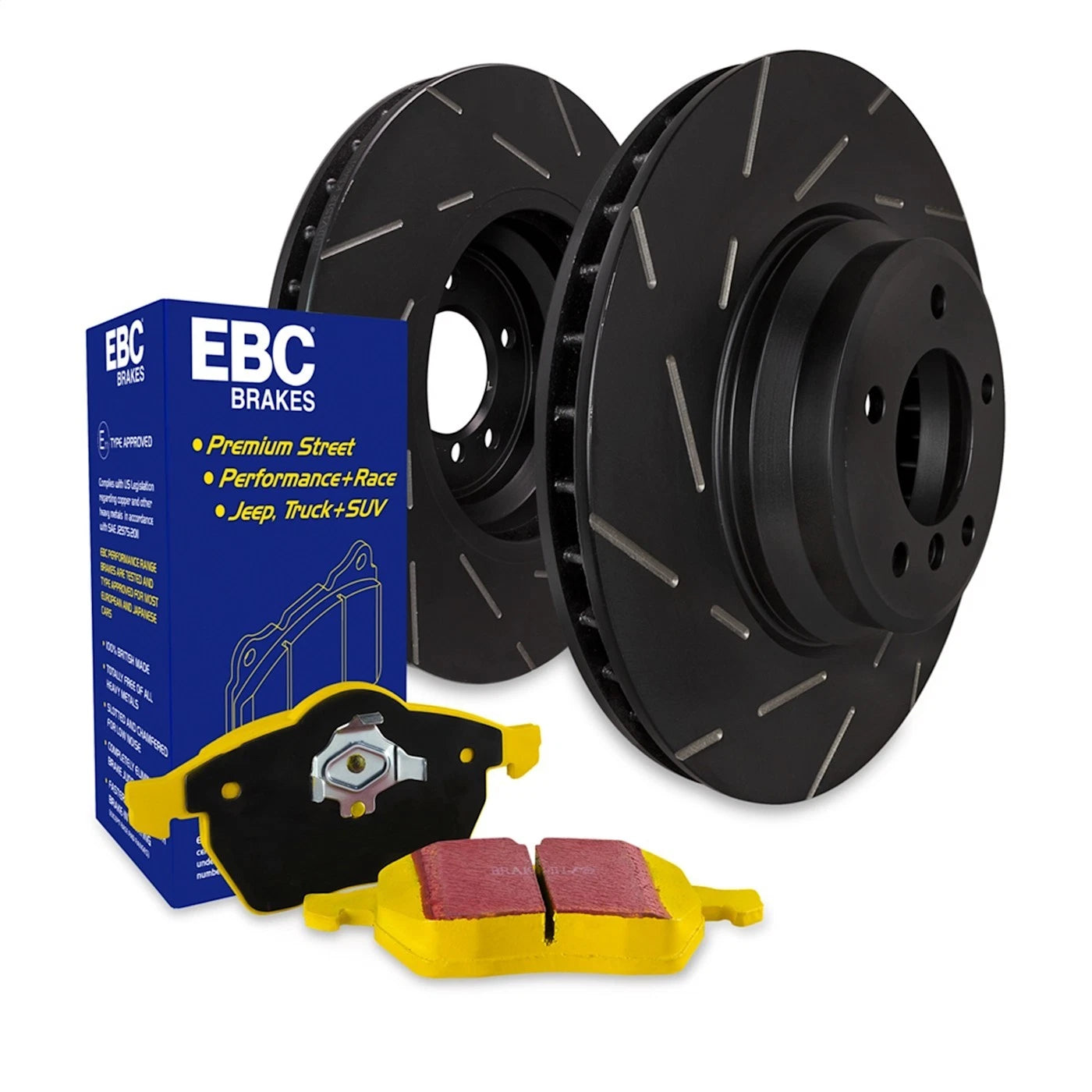 2X Brake Disc and Pad Kit for Mazda 3 (2014–2017)