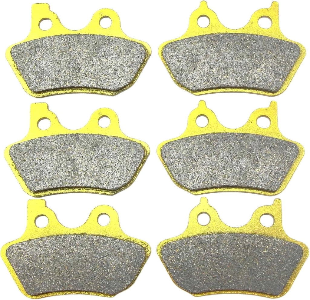 Brake Pads for Harley Touring, Sportster, Dyna, Softail, V-Rod (2000–2023)