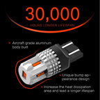 2X High Power LED 7443/7444 Red Turn Signal Brake Light Bulb