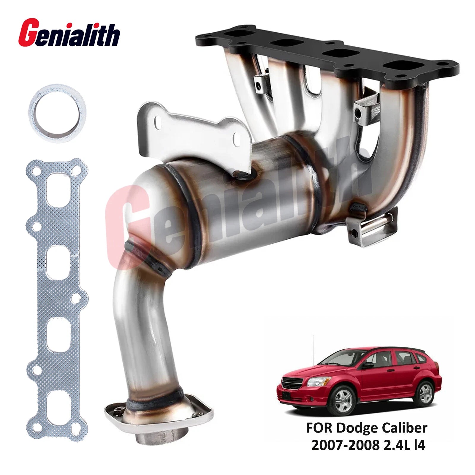 Exhaust Manifold Catalytic Converter for Dodge Caliber 2007-2008 2.4L L4