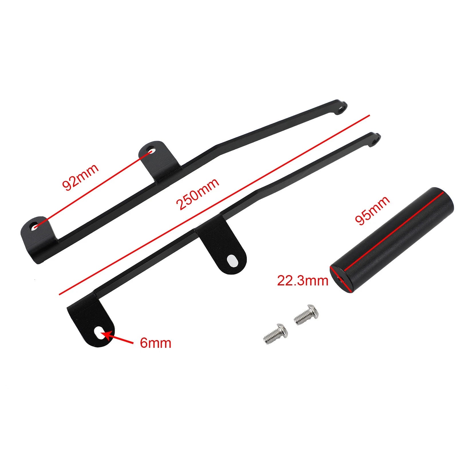 Smartphone/GPS Holder Windscreen Bracket for Honda NC750X (2016–2020)