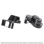 2X Black Rear Axle Cover Swingarm Cap for Harley Softail (2008–2017)