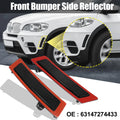 Pair 63147274433 Bumper Reflector for BMW XDrive35d XDrive35i (2011–2013)