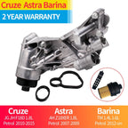 Engine Oil Cooler Kit w/ Filter for GMC Chevy Cruze Sonic Pontiac G3 (2010–2016)