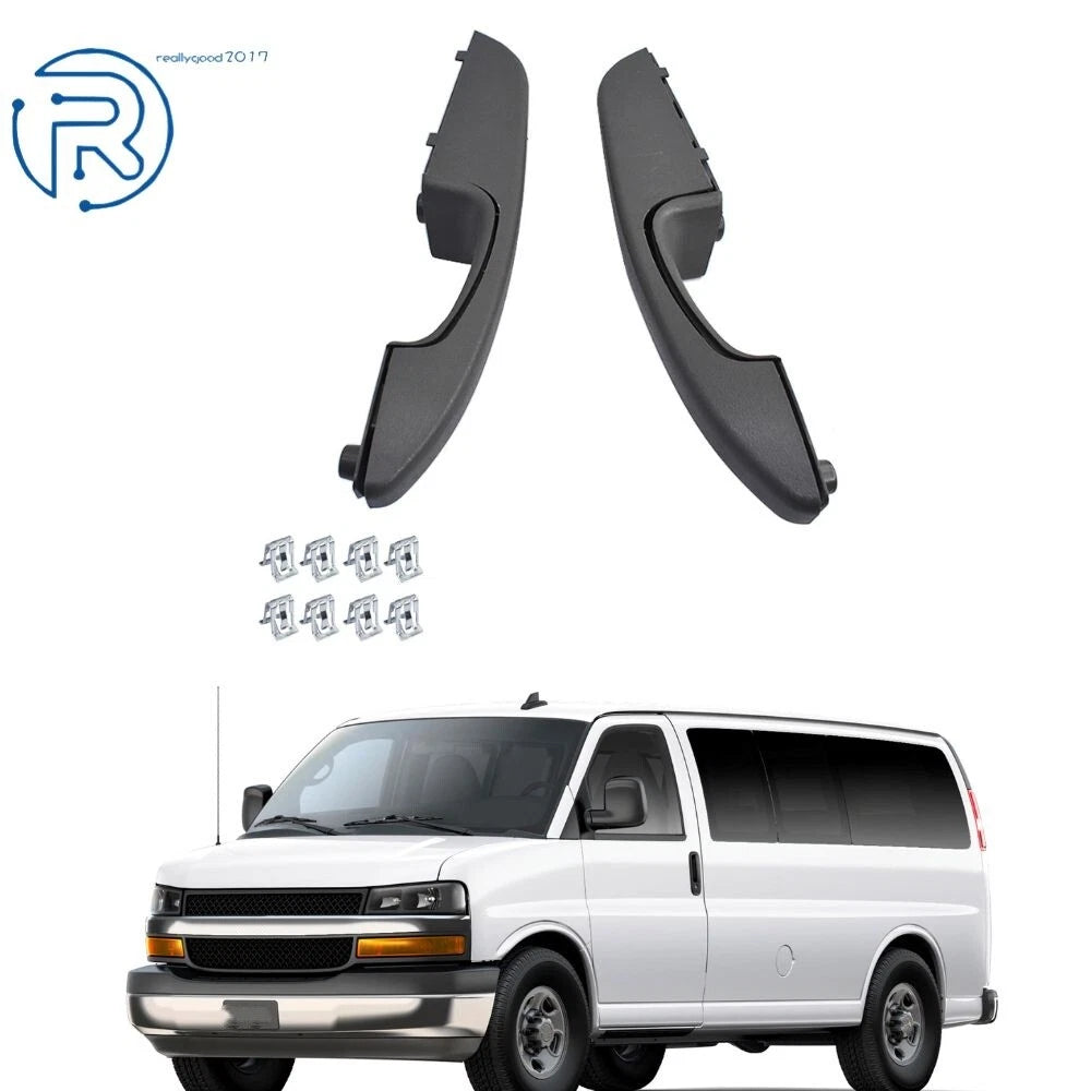Set of 2 Inside Pull Door Handle Armrests for Chevrolet Express Savana (2003–2018)