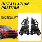 Set of 2 Bumper Retainers for Toyota C-HR (2018â2019)