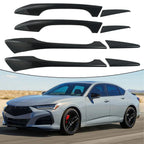 Door Handle Bowl Trim 8Pcs/Set Carbon Fiber for Acura TLX (2015–2022)