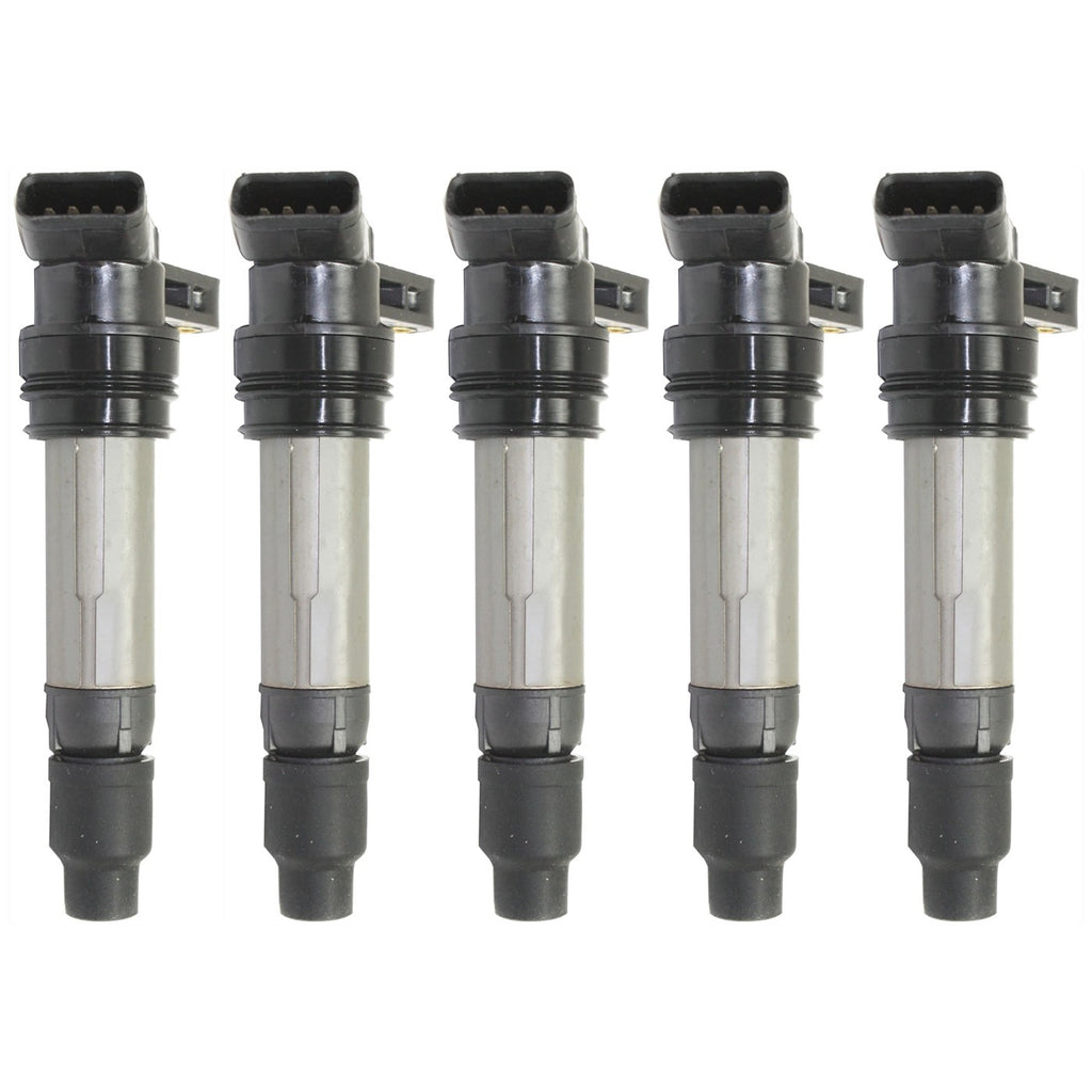 Ignition Coils Set of 5 for Volvo S60 XC60 V60 S80 XC70 XC90 Land Rover LR2