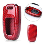 Carbon Fiber Remote Key Fob Case for Audi A3 A4 A5 A6 A7 A8