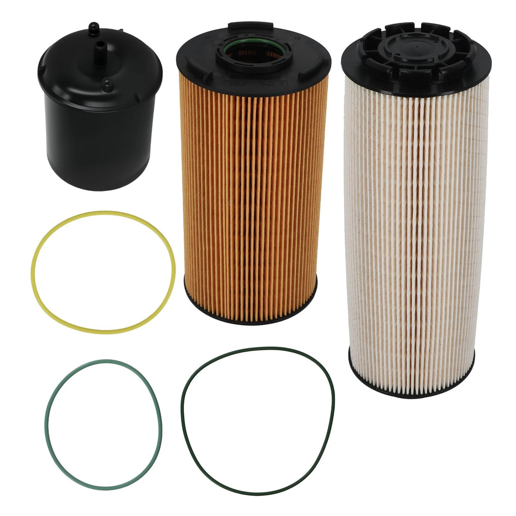 3PCS Engine Oil & Fuel Filter for MX13 (2277129, 1922496, 2234788)