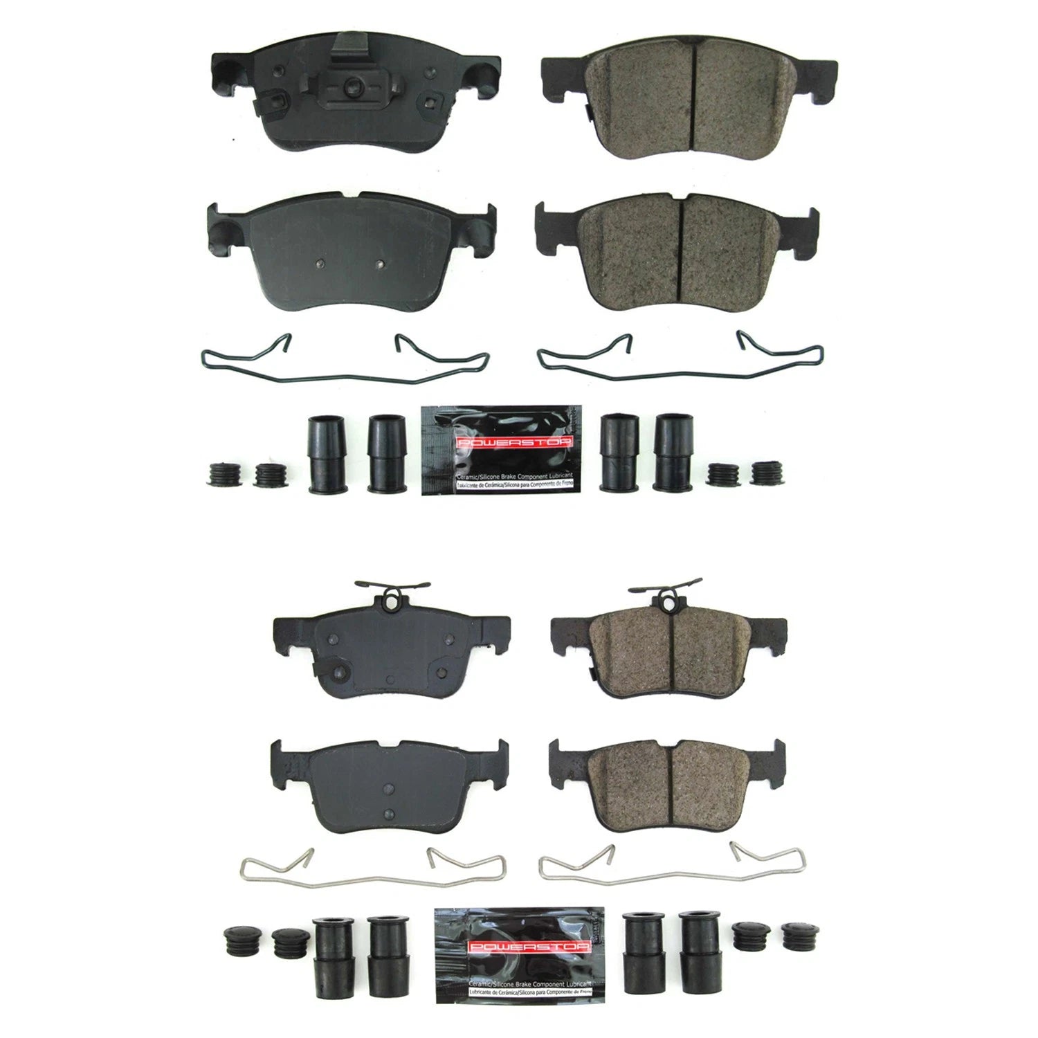 PowerStop Z23 Carbon-Fiber Ceramic Brake Pads Kit for Corsair