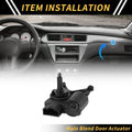 HVAC Heater Blend Door Actuator for Mercedes-Benz Sprinter (2006-2009)