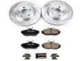Rear Brake Pad and Rotor Kit for Jaguar S Type (2000–2002) CG597MS