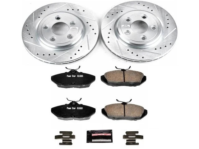 Rear Brake Pad and Rotor Kit for Jaguar S Type (2000–2002) CG597MS