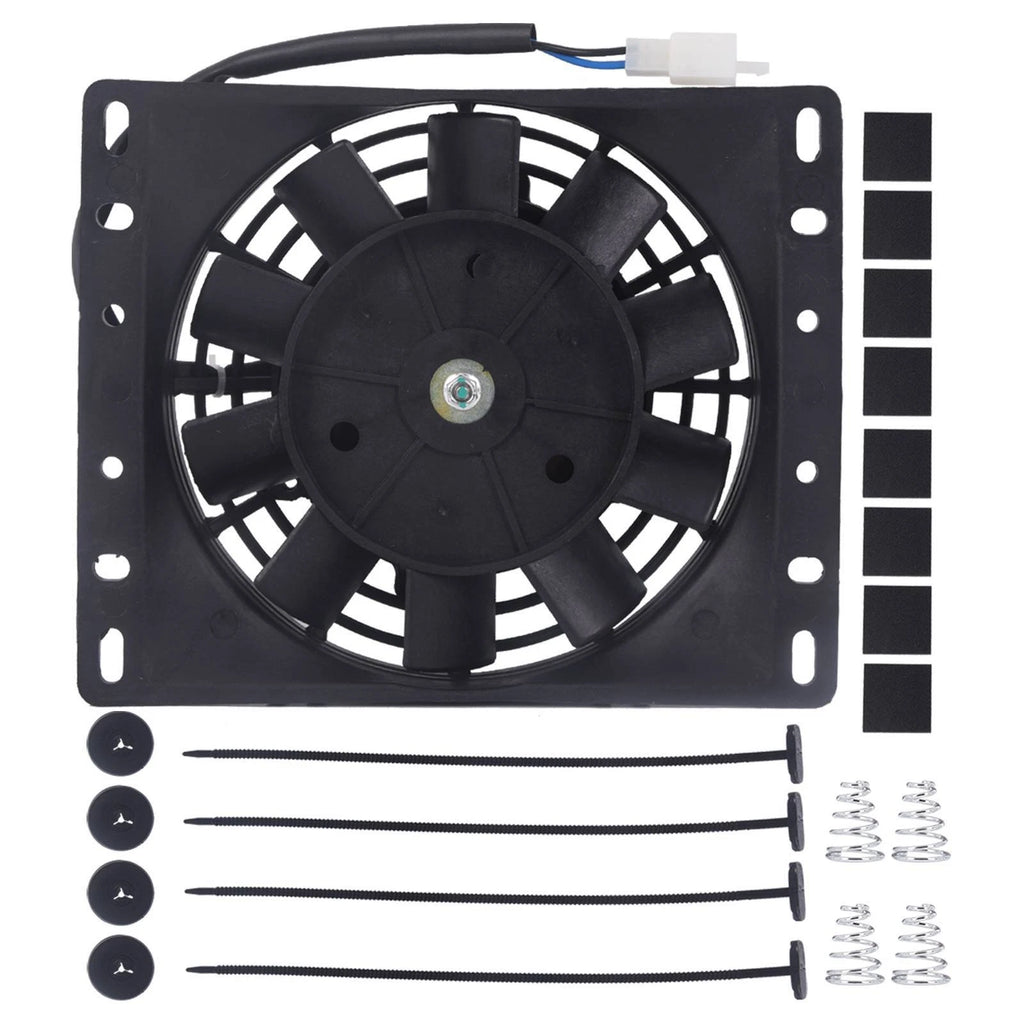 6'' Slim Electric Radiator Cooling Fan Mount Kit Universal