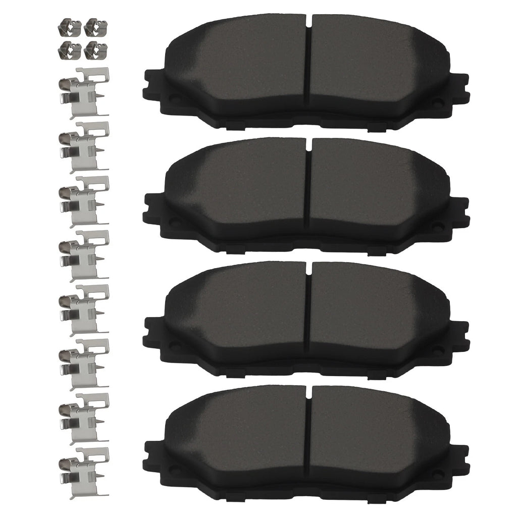 Front Ceramic Brake Pads Set for Toyota Corolla Matrix Prius V RAV4 (2006–2018)