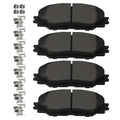 Front Ceramic Brake Pads Set for Toyota Corolla Matrix Prius V RAV4 (2006–2018)