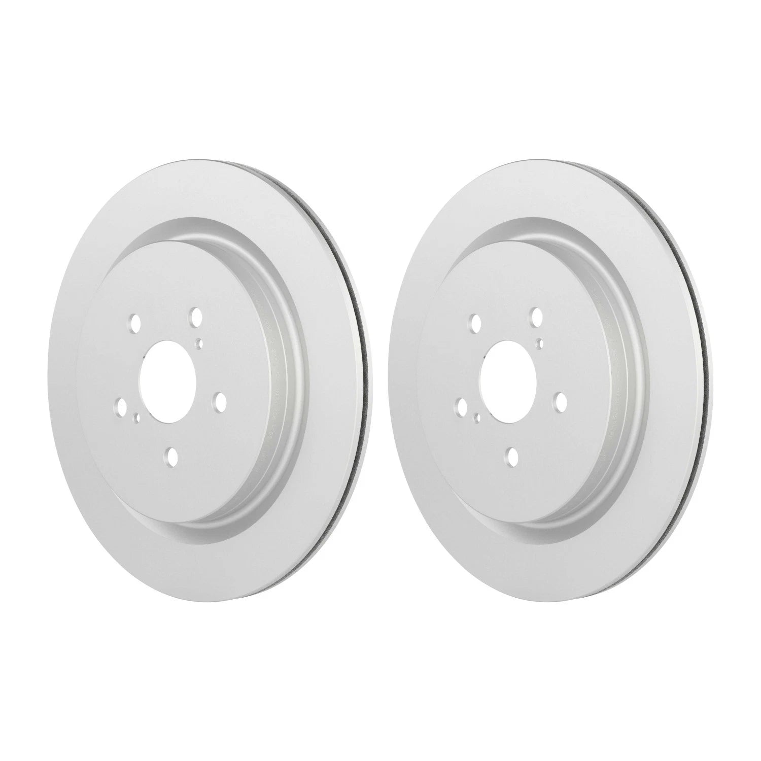 Set of 2 Bosch QuietCast Rear Disc Brake Rotors for Lexus RX350 RX450h (2007–2021)