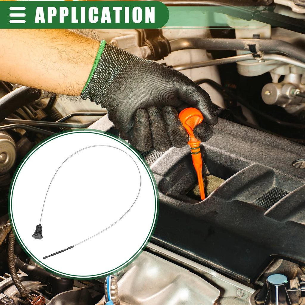 Dipstick for Dodge Challenger (2008–2012) - Engine Oil Level Indicator Black