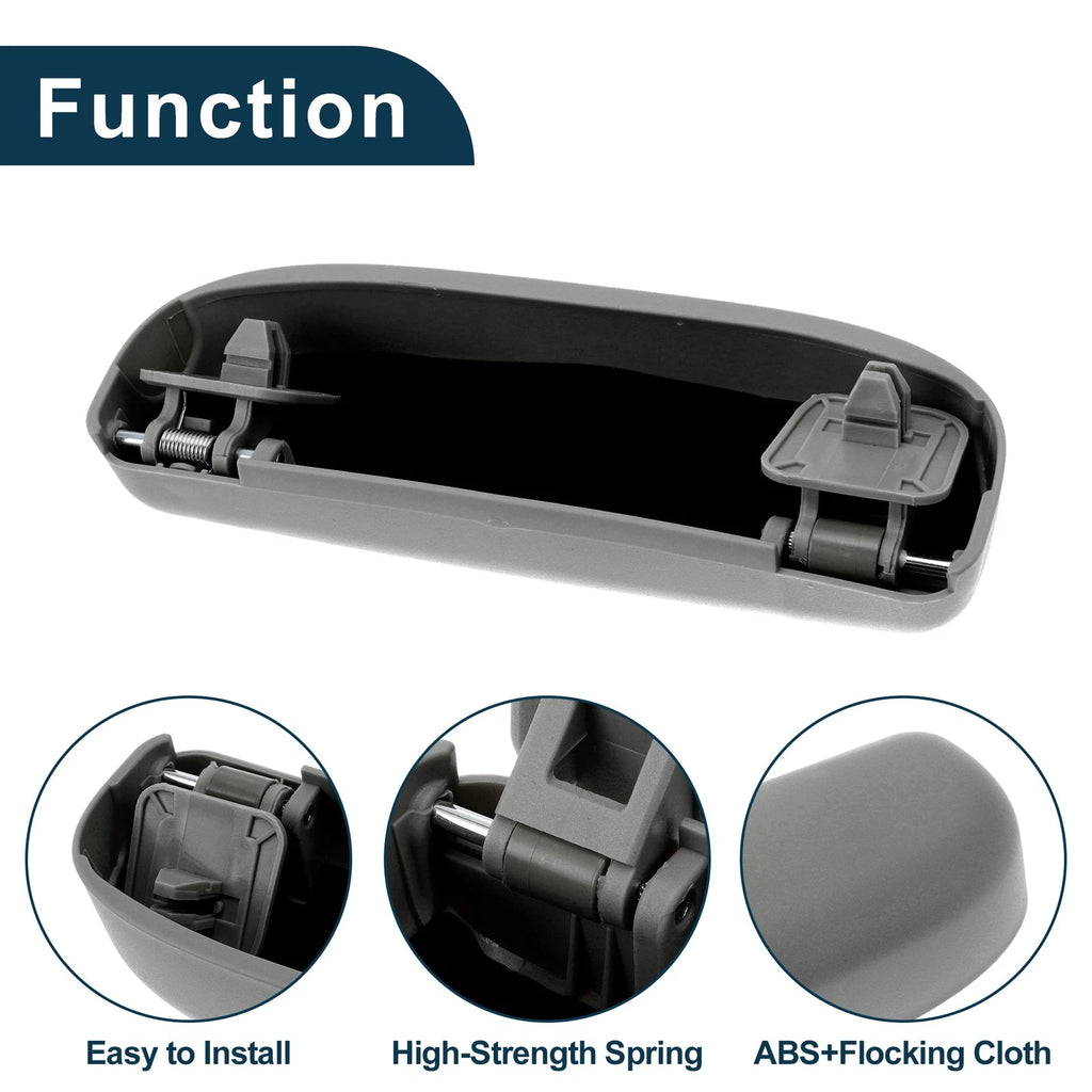 Sunglasses Case for Honda Accord (2018–2023) Eyeglasses Holder ABS Dark Grey