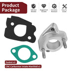 Carburetor Spacer Joint & Gaskets for Yamaha Golf Cart G2A G5A G8A G9A G14A G11A