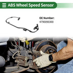 ABS Wheel Speed Sensor No. 479009E000 for Nissan Altima (1998–2001)