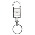 Satin-Chrome Valet Keychain - Officially Licensed for Chrysler
