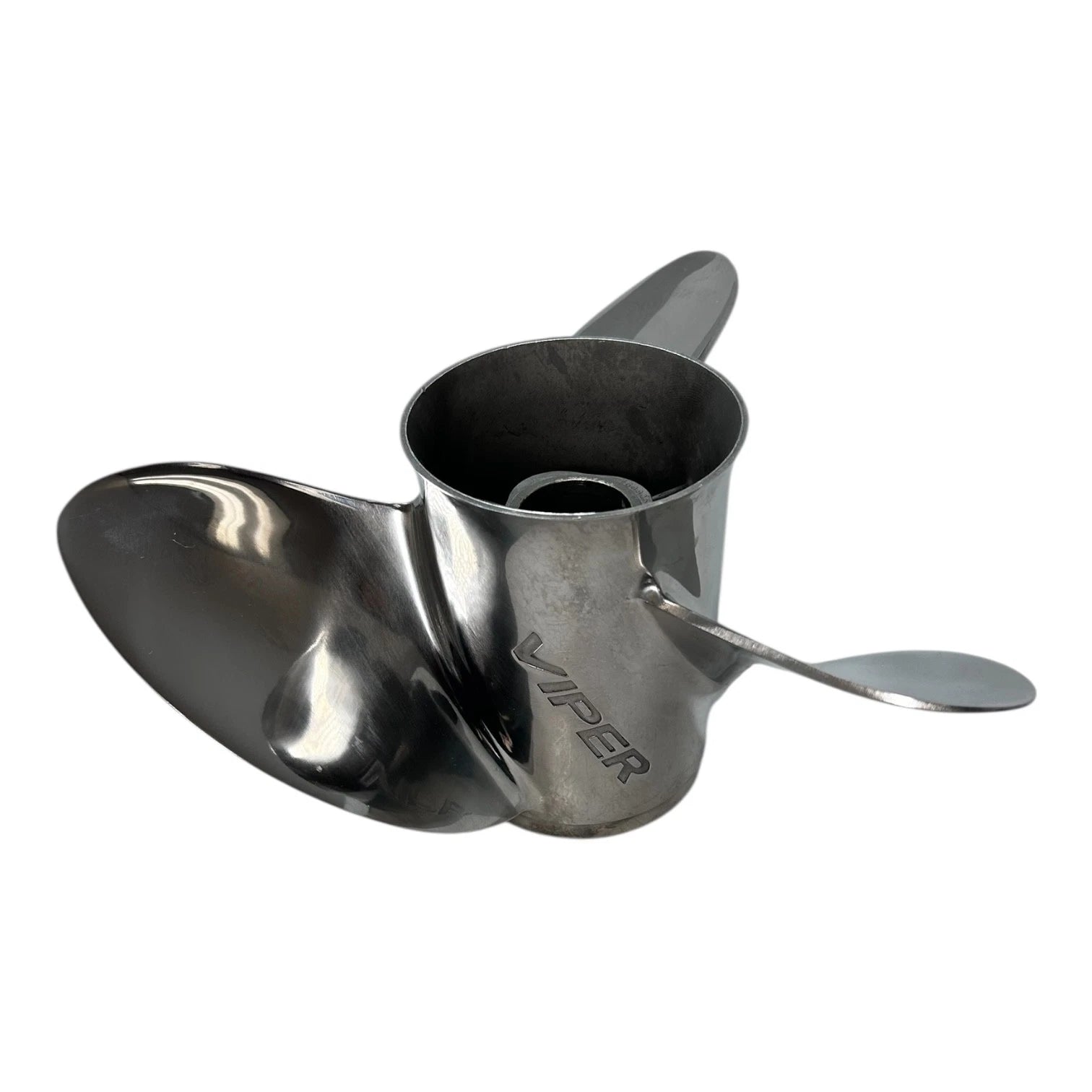 3X Stainless Steel Viper Propeller for Evinrude Johnson (LH) 763925