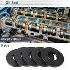 Set of 5 Oil Seal Rotary Shaft Seal Nitrile Rubber 40x90x10mm