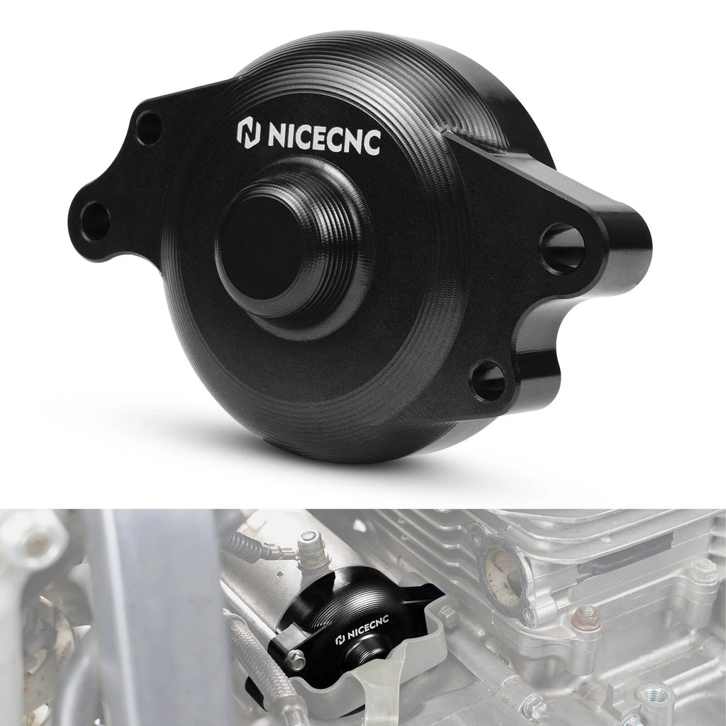 NICECNC Aluminum Starter Motor End Cover for Suzuki DR650SE (1996–2023)
