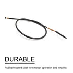 42.5" Black Rubber Clutch Cable for Honda CG125 (2000-2023)
