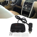 Premium Car Charger Splitter with Triple Socket High Power 120W Output