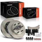 Front Disc Brake Rotors & Ceramic Pads for Chevy Express 2500 (1996–2002)