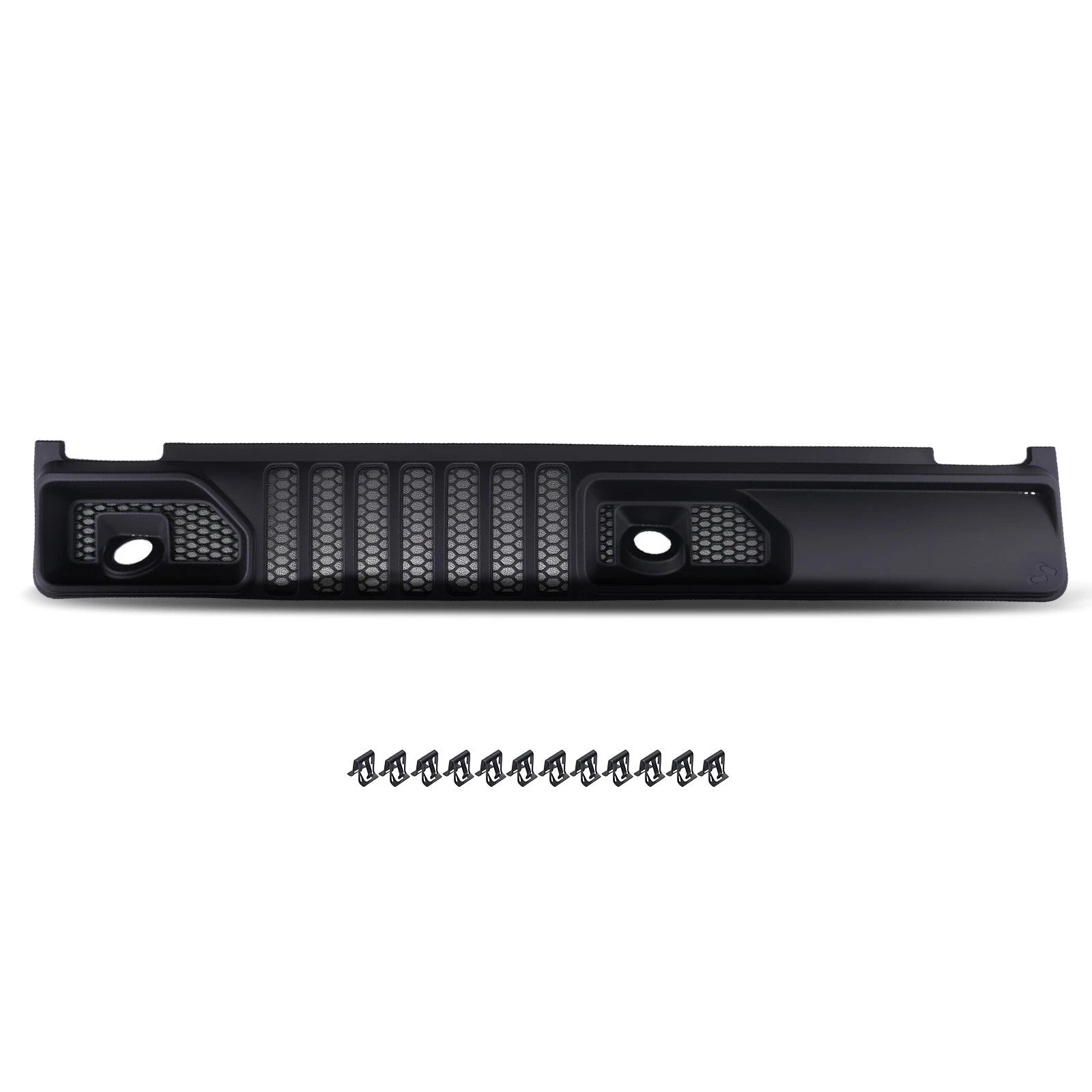Cowl Panel Grille for Jeep Wrangler 2018-2024 68307260AC Front Black ABS