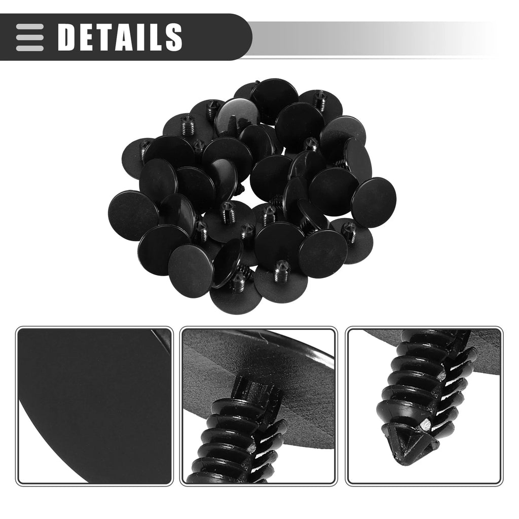 40 Pcs Headliner Hood Insulator Retainer Push Pin Clip for Dodge (No.6504135)