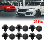 25 Plastic Rivets Retainer Push Clips for Nissan (8mm Hole)