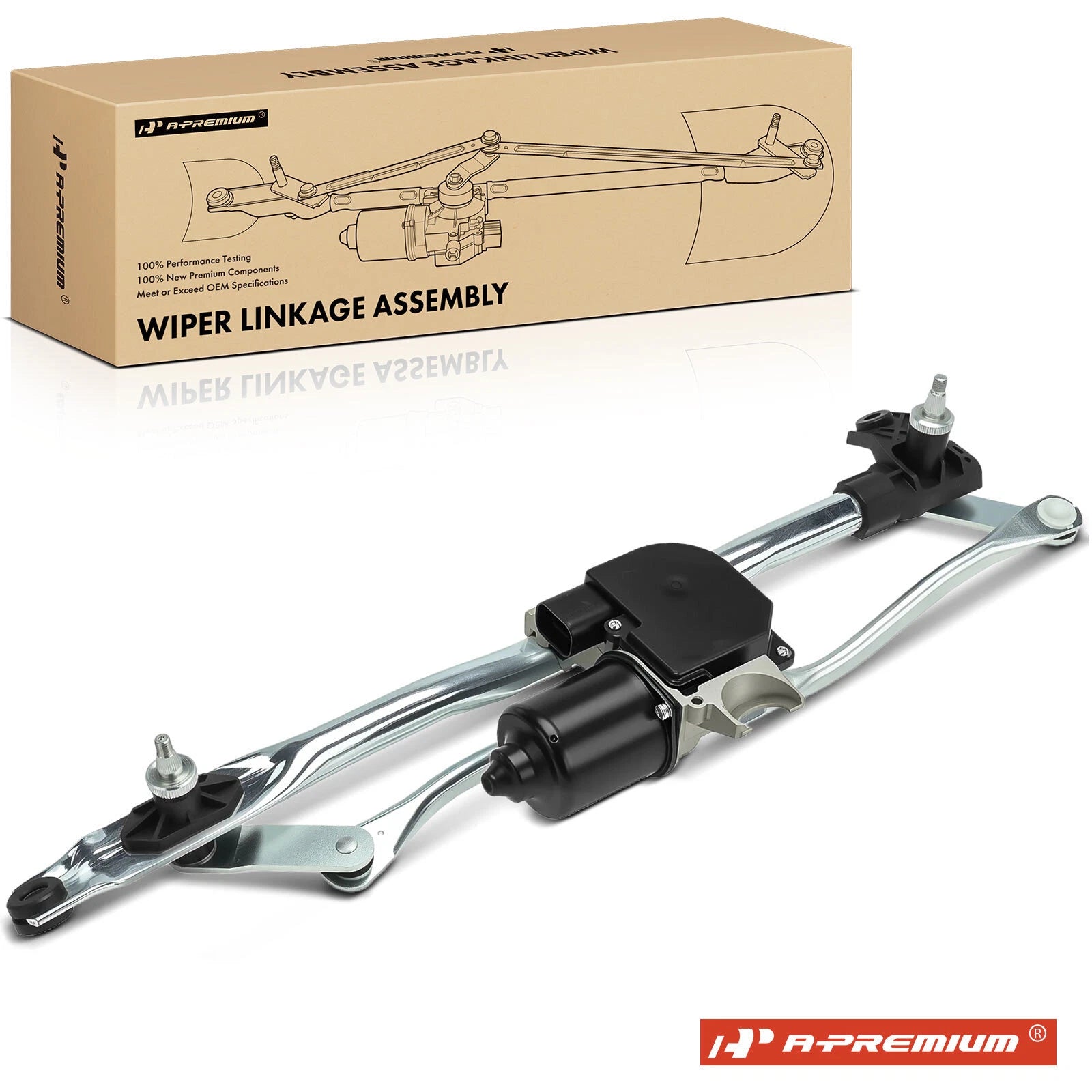 Front Wiper Motor and Linkage Assembly for Chevrolet Cavalier (2000–2005)