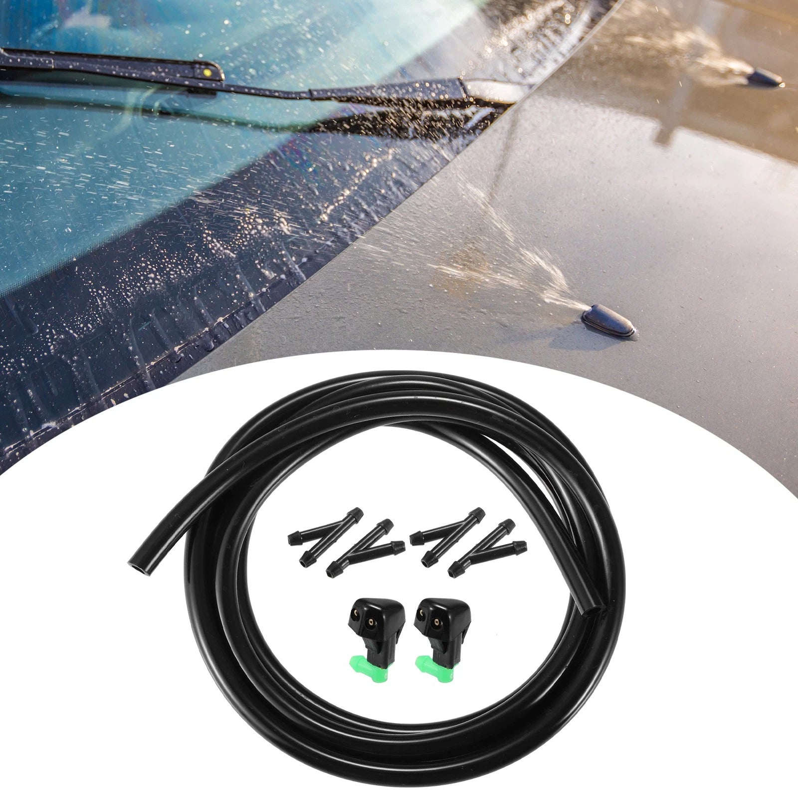 Set of 1 Windshield Wiper Washer Nozzle Spray Jet for Honda Accord 