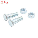 M10x1.25 Motorcycle Kickstand Hex Head Screws & Nuts for Honda CG125