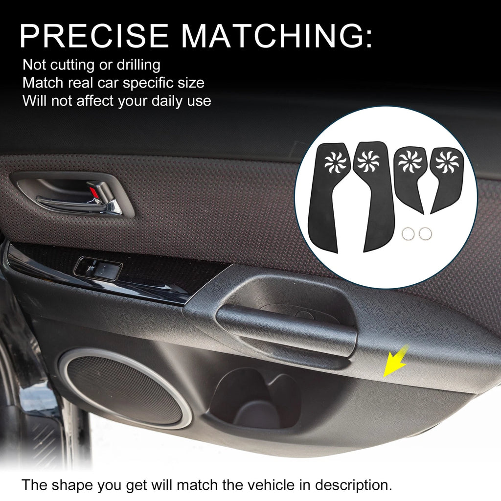 Set of 1 Car Door Leather Anti Kick Pad Sticker for Audi Q3 (2012–2016)