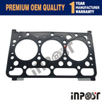 Full Gasket Set with Head Gasket for Kubota Bobcat (16467-03310)