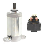 Starter & Relay Solenoid for Kawasaki Bayou 220 (1988-2002)