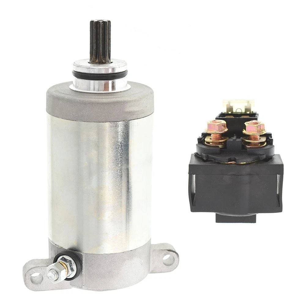 Starter & Relay Solenoid for Kawasaki Bayou 220 (1988-2002)