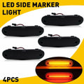 4X LED Marker Light Side Smoked Lens for Mazda MX-5 Miata (1990–2005)