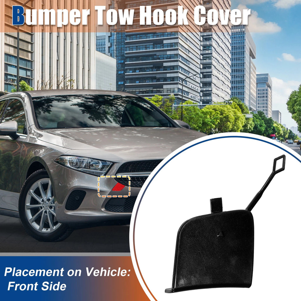 Tow Hook Cover for Mercedes-Benz A Class (2013–2018) No.A1778856500 Black