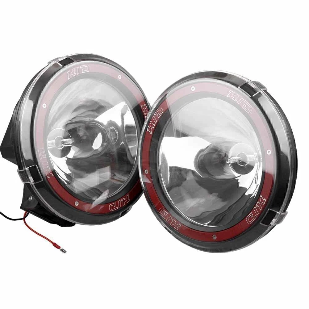 2X 75W 9" HID Xenon Spot Beam Lights for Jeep SUV