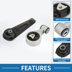 Engine Motor Mount Set for Nissan Rogue 2.5L, Sentra 2.5L (2008–2015)