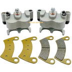 Rear Left Right Brake Caliper & Pads for Polaris Ranger 800 6x6 (2010–2017)