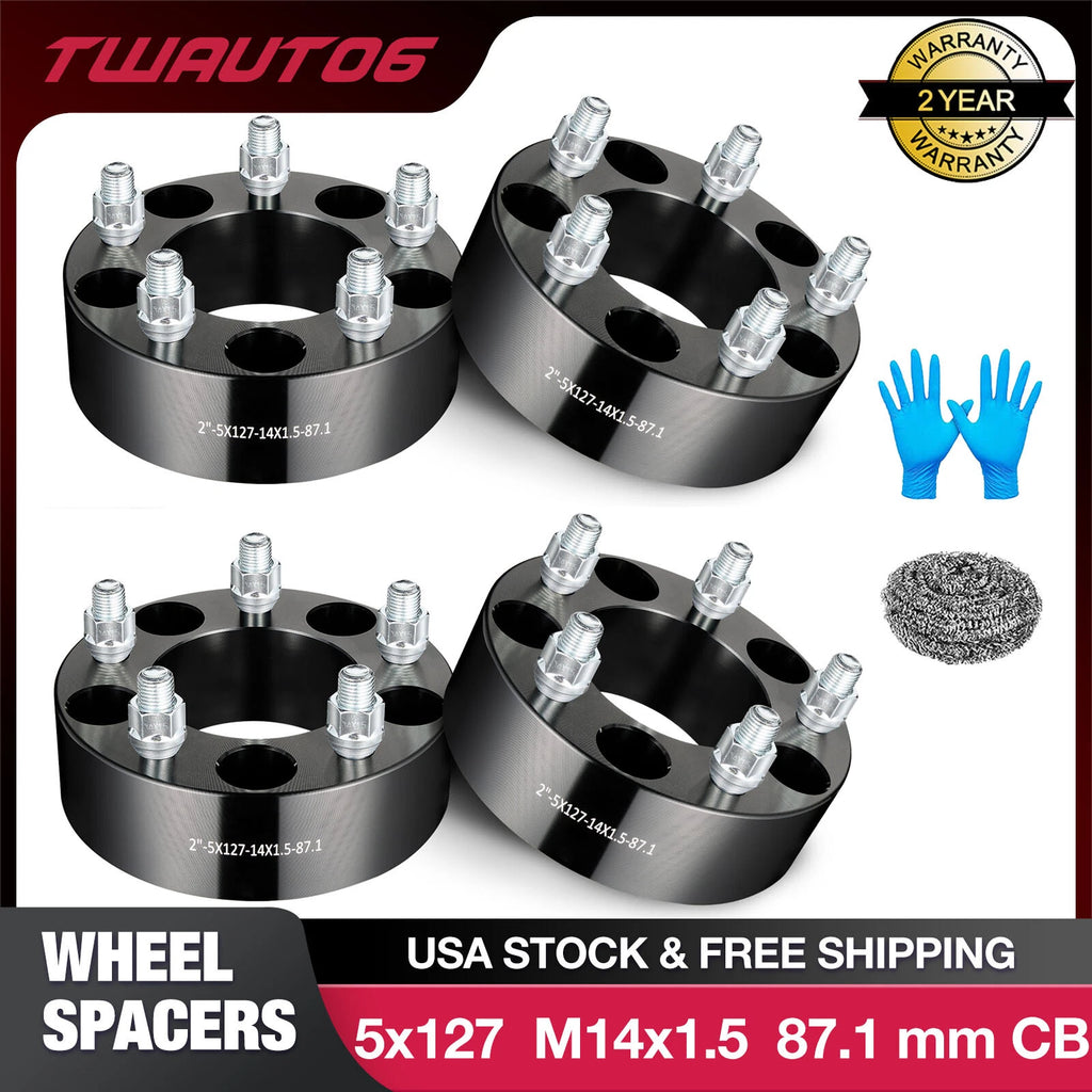 2" Wheel Spacers for Jeep Gladiator & Grand Cherokee (2014–2024)