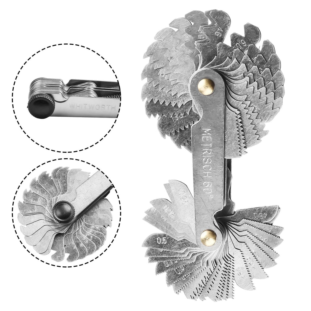 Screw Thread Gauge for Accurate Measurement (Adjustable, Anti-rust)